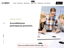 Tablet Screenshot of optiplan.fi